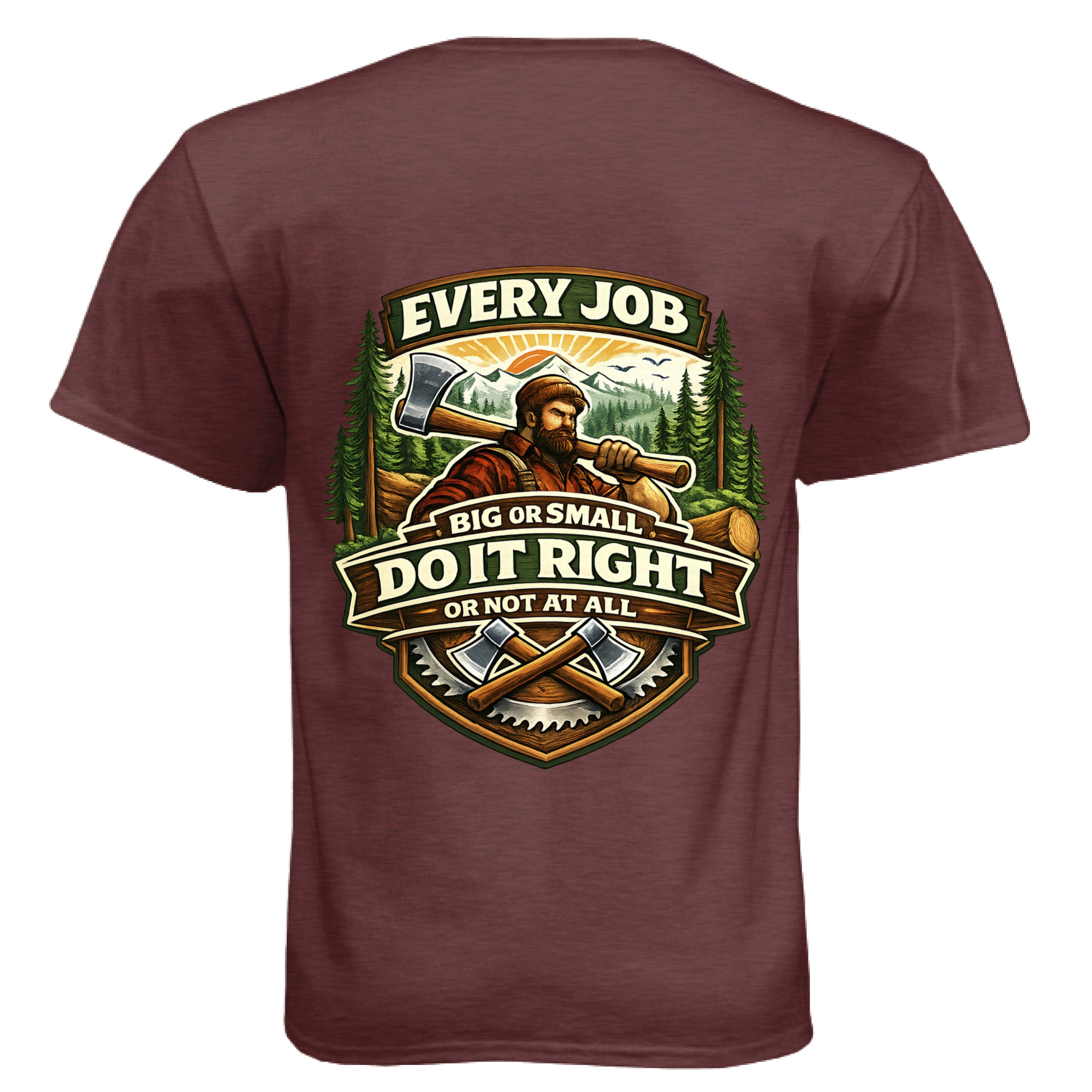 Heather Maroon - BACK