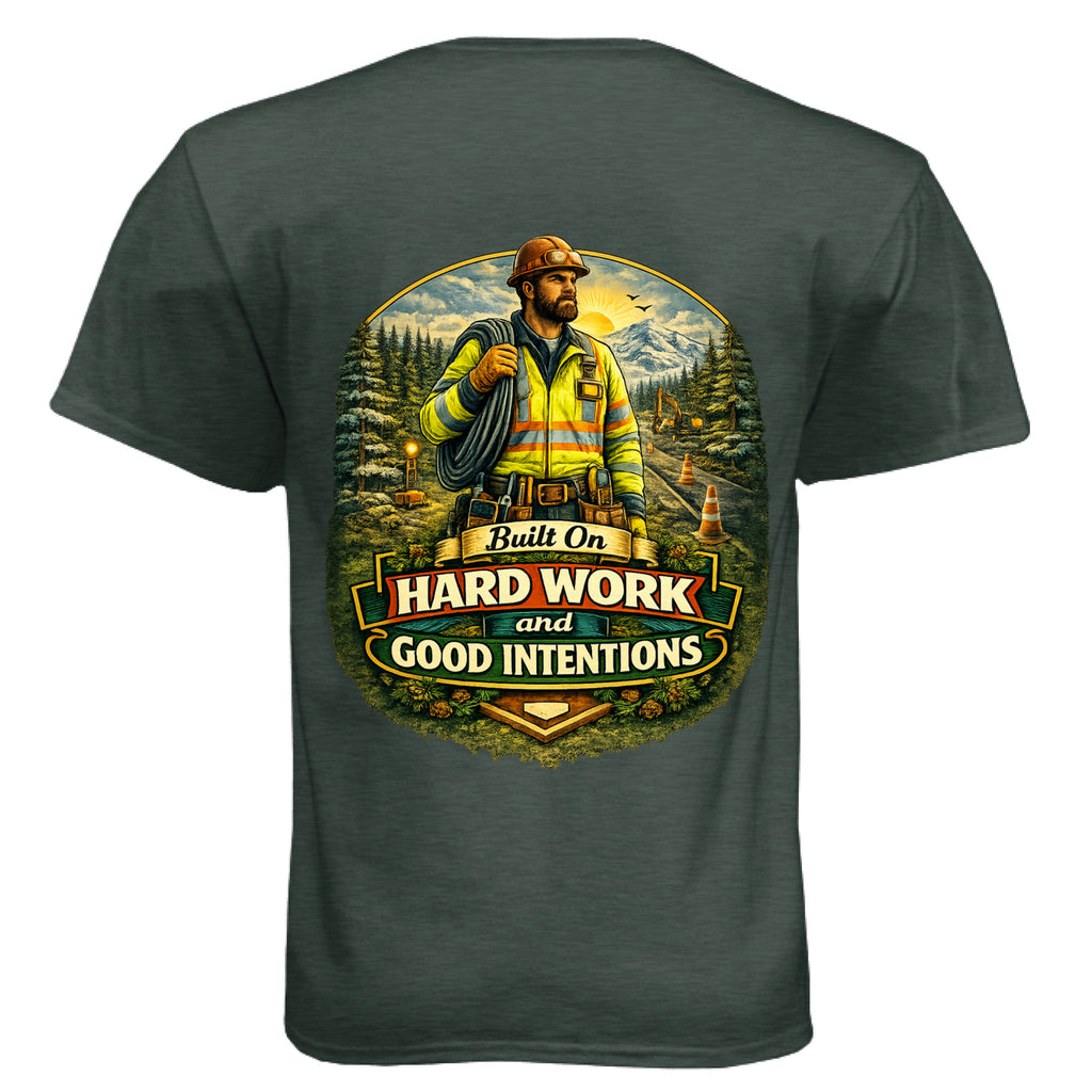 Heather Forest Green - BACK