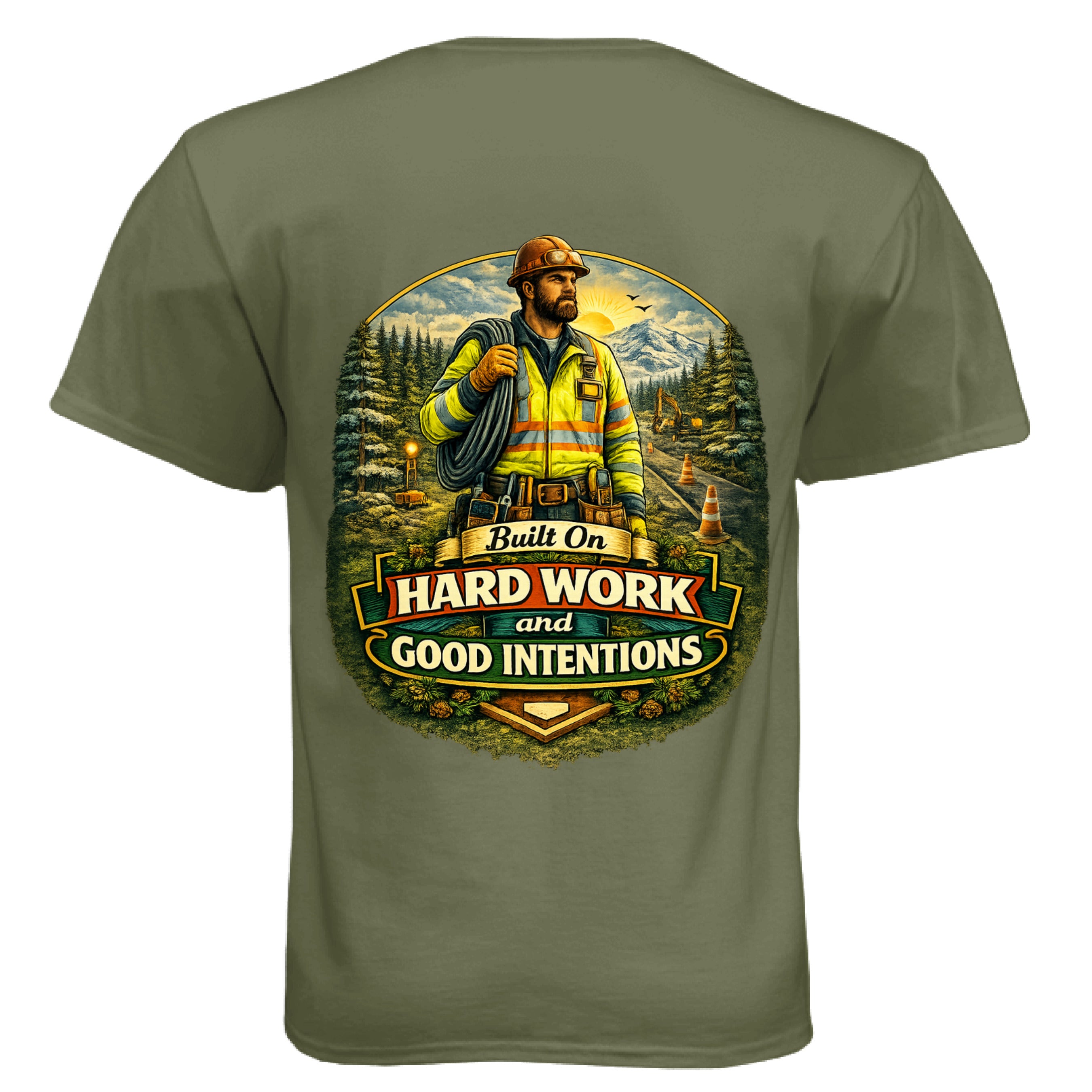 Military Green - BACK