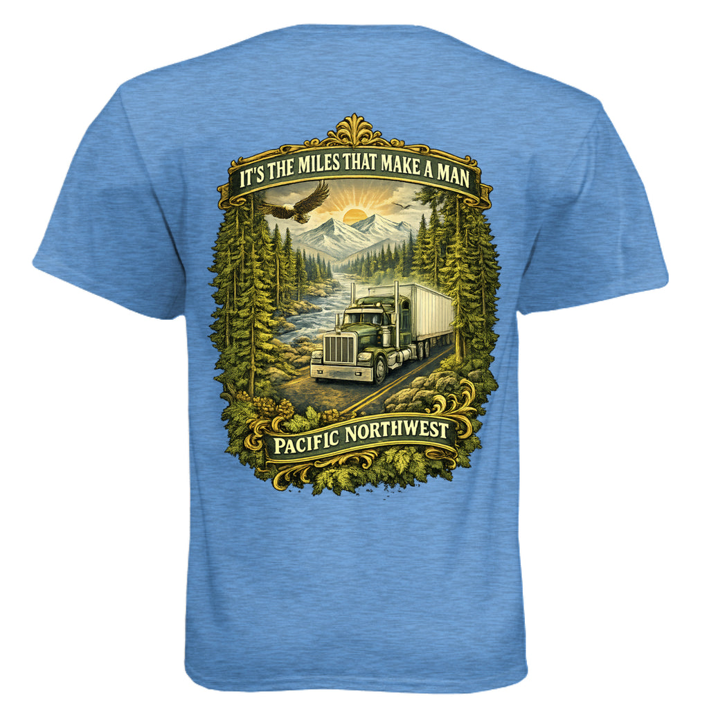 Heather Columbia Blue - BACK