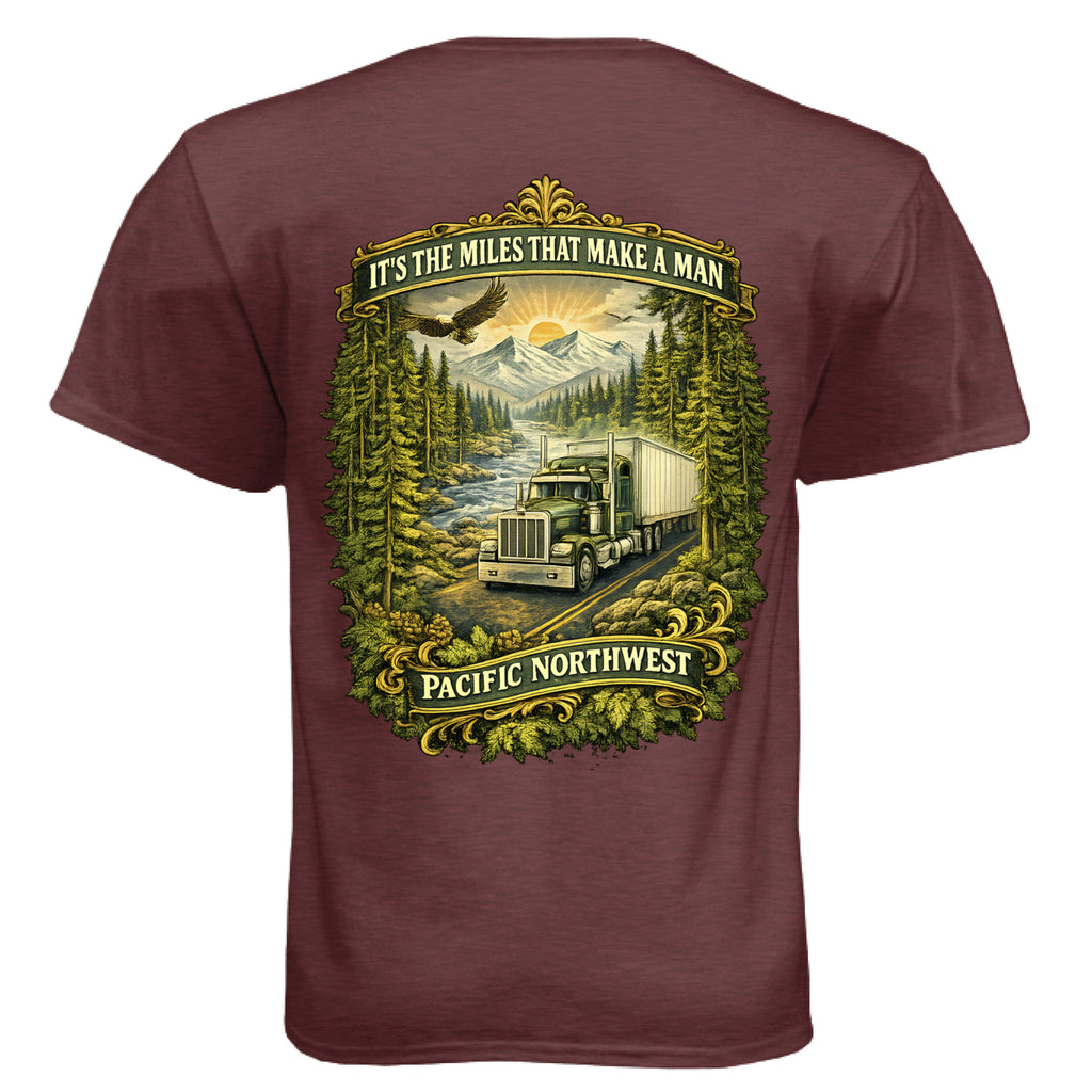 Heather Maroon - BACK