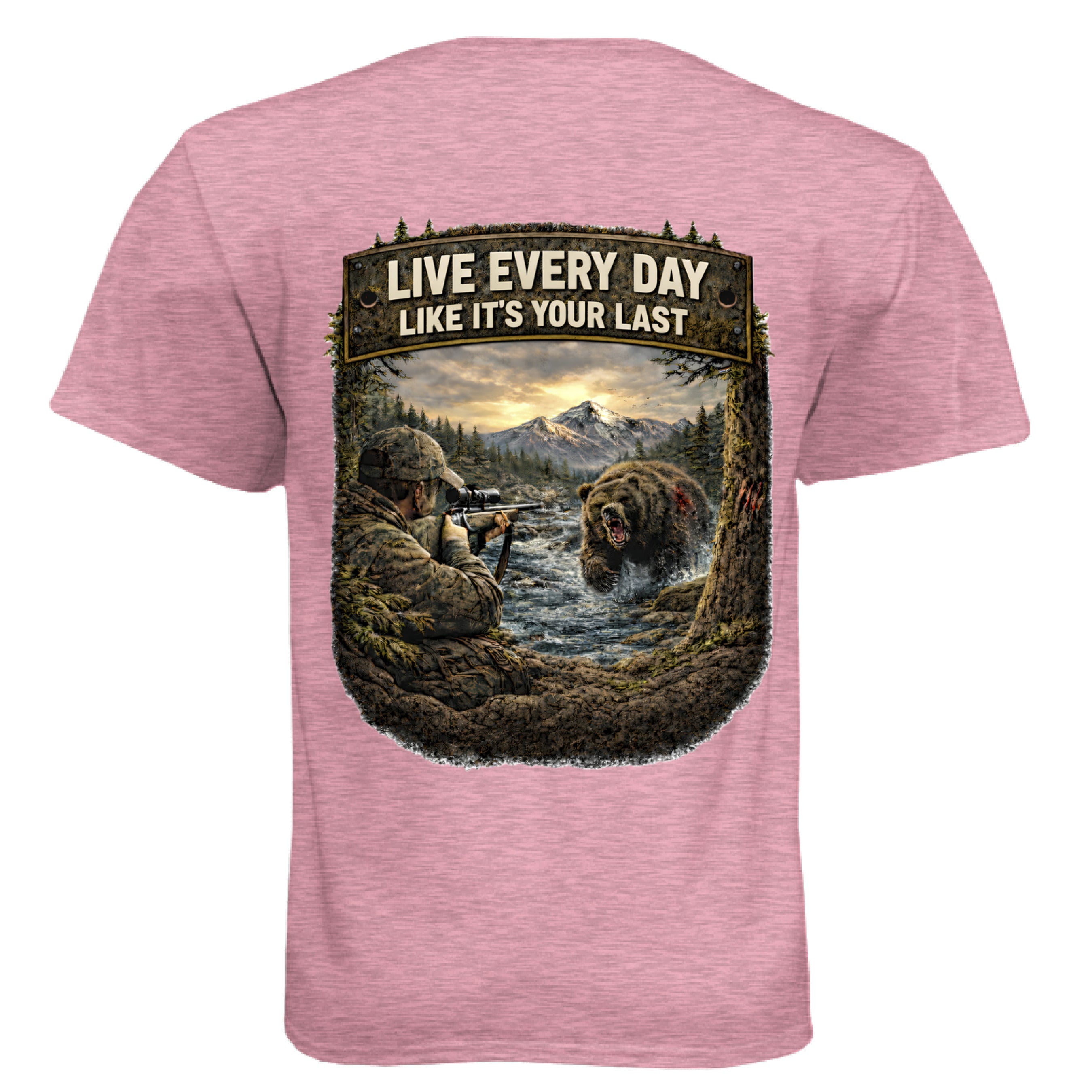 Heather Light Pink - BACK