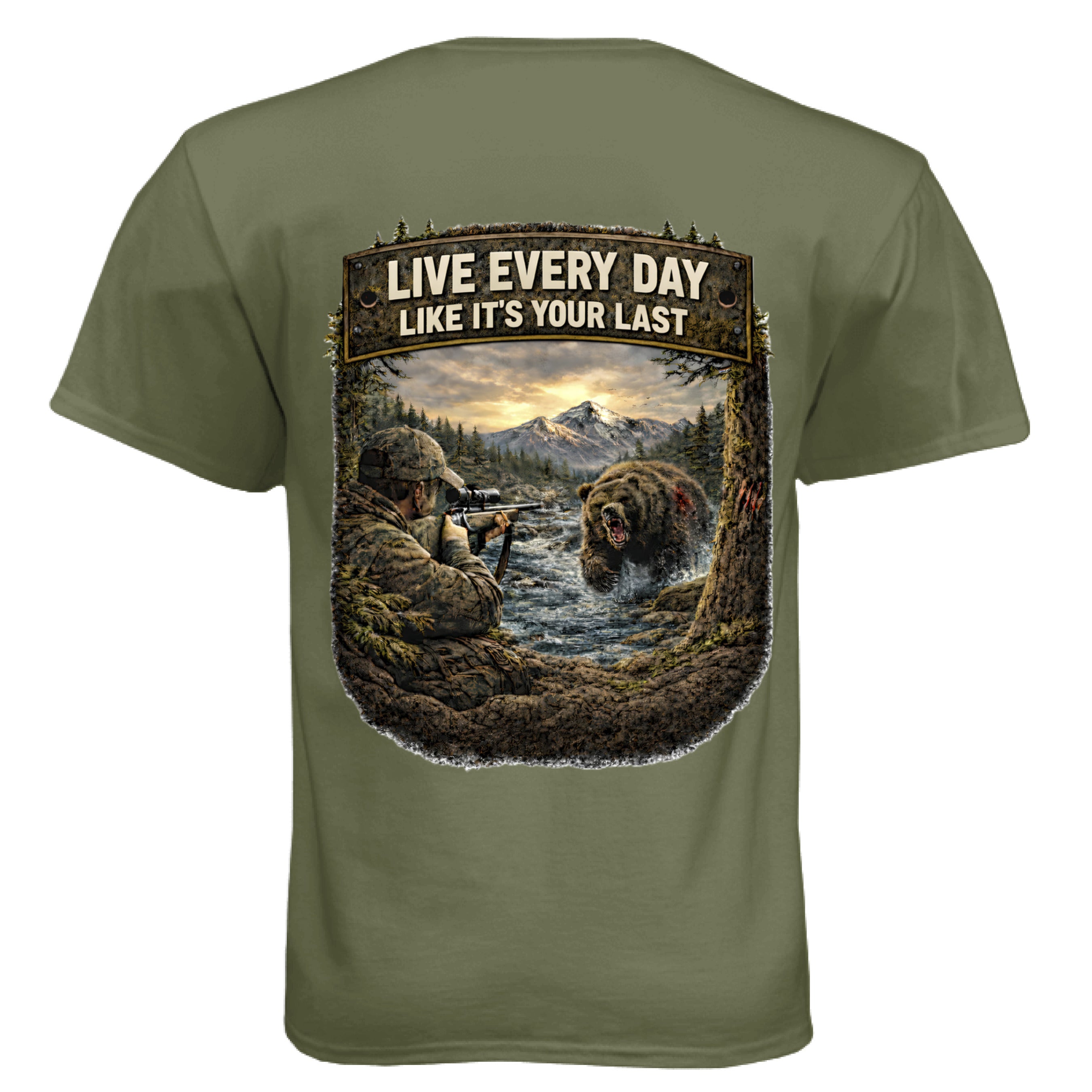 Military Green - BACK