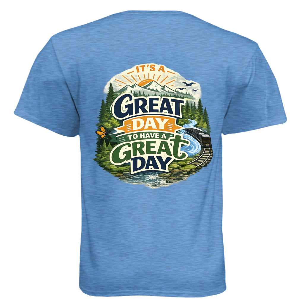 Heather Columbia Blue - BACK