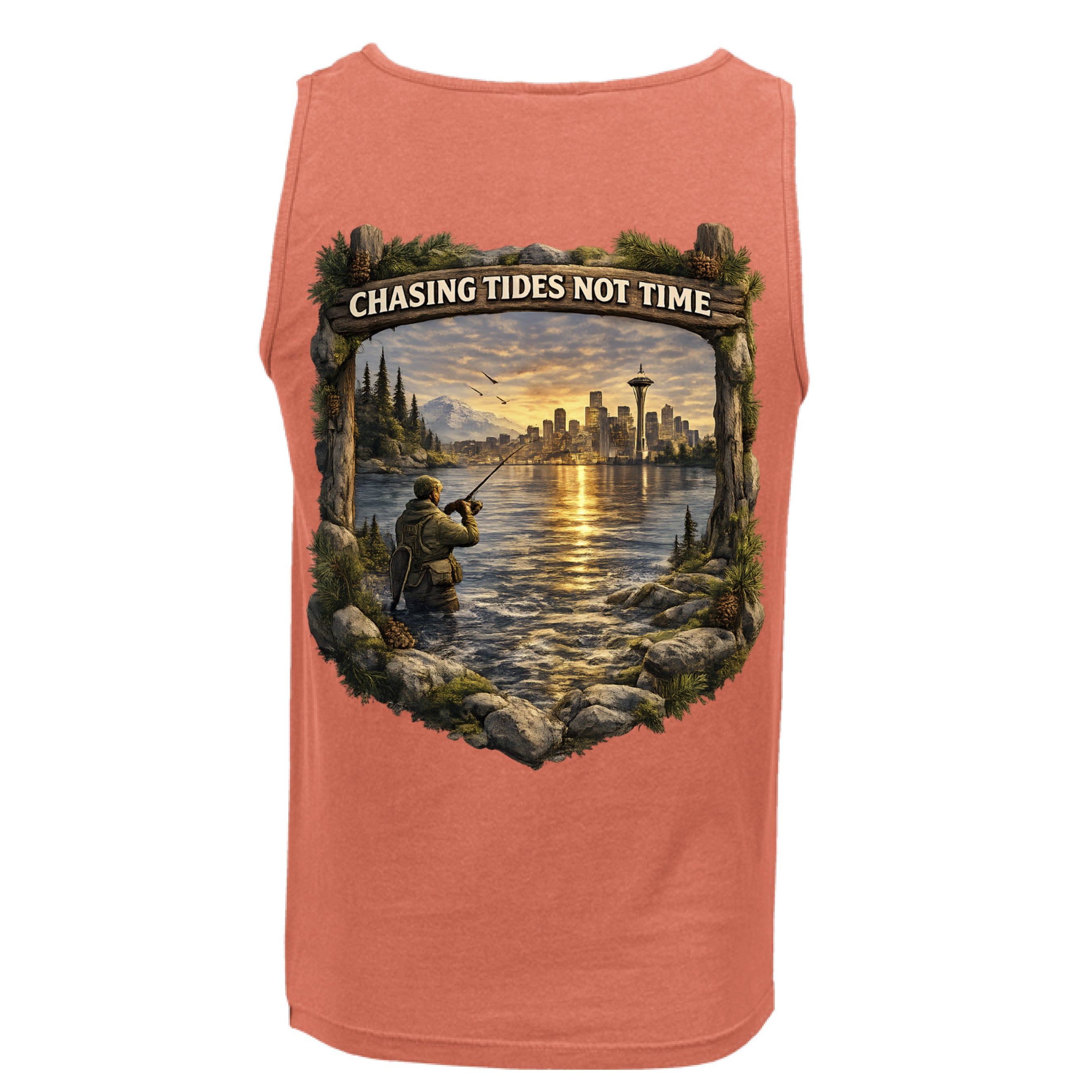 NEON RED ORANGE - BACK