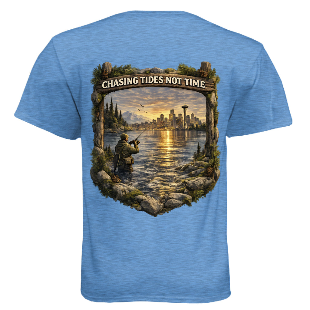 Heather Columbia Blue - BACK