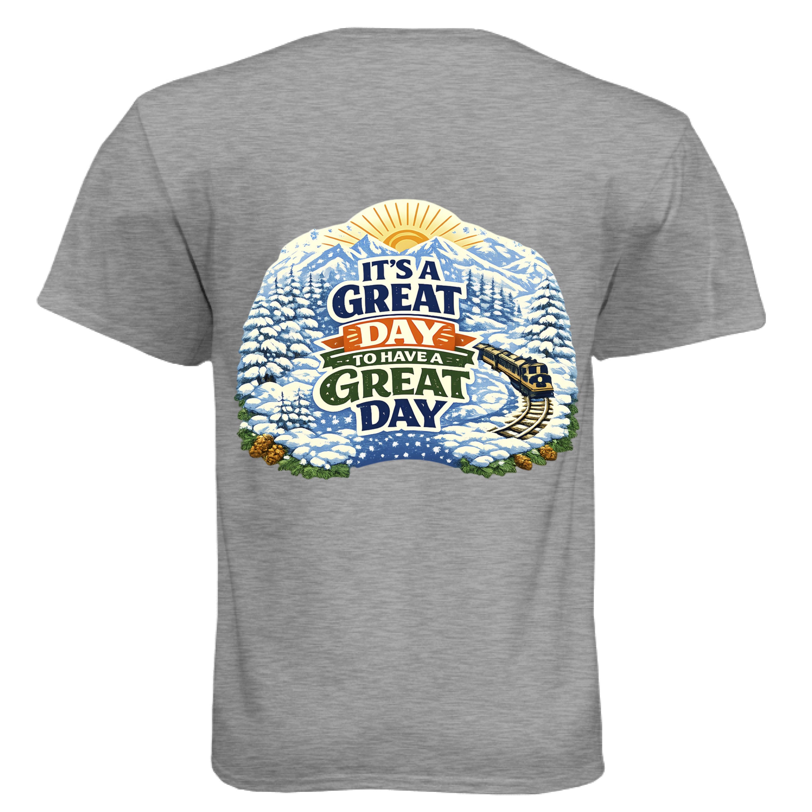 Dark Heather Grey (60/40) - BACK