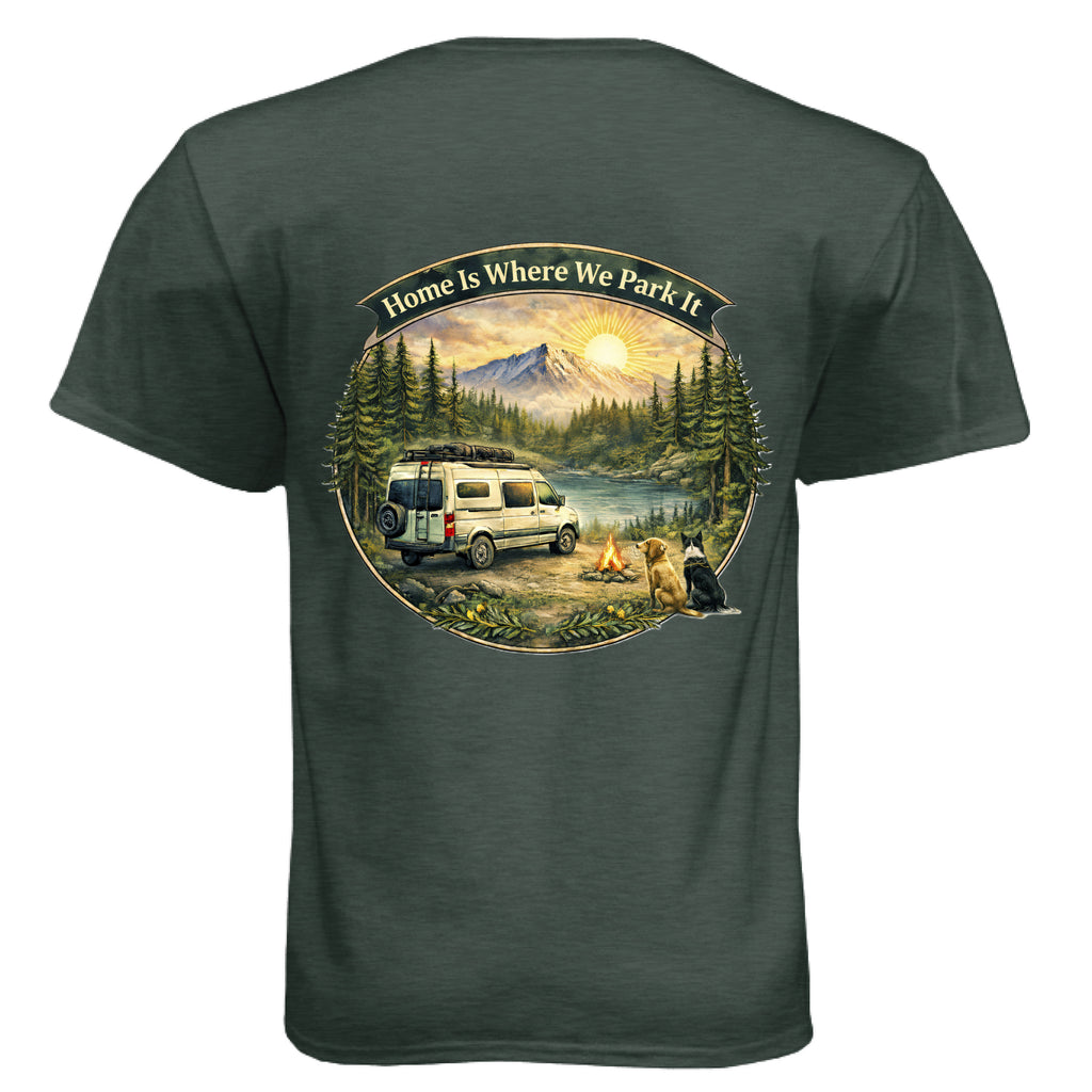 Heather Forest Green - BACK