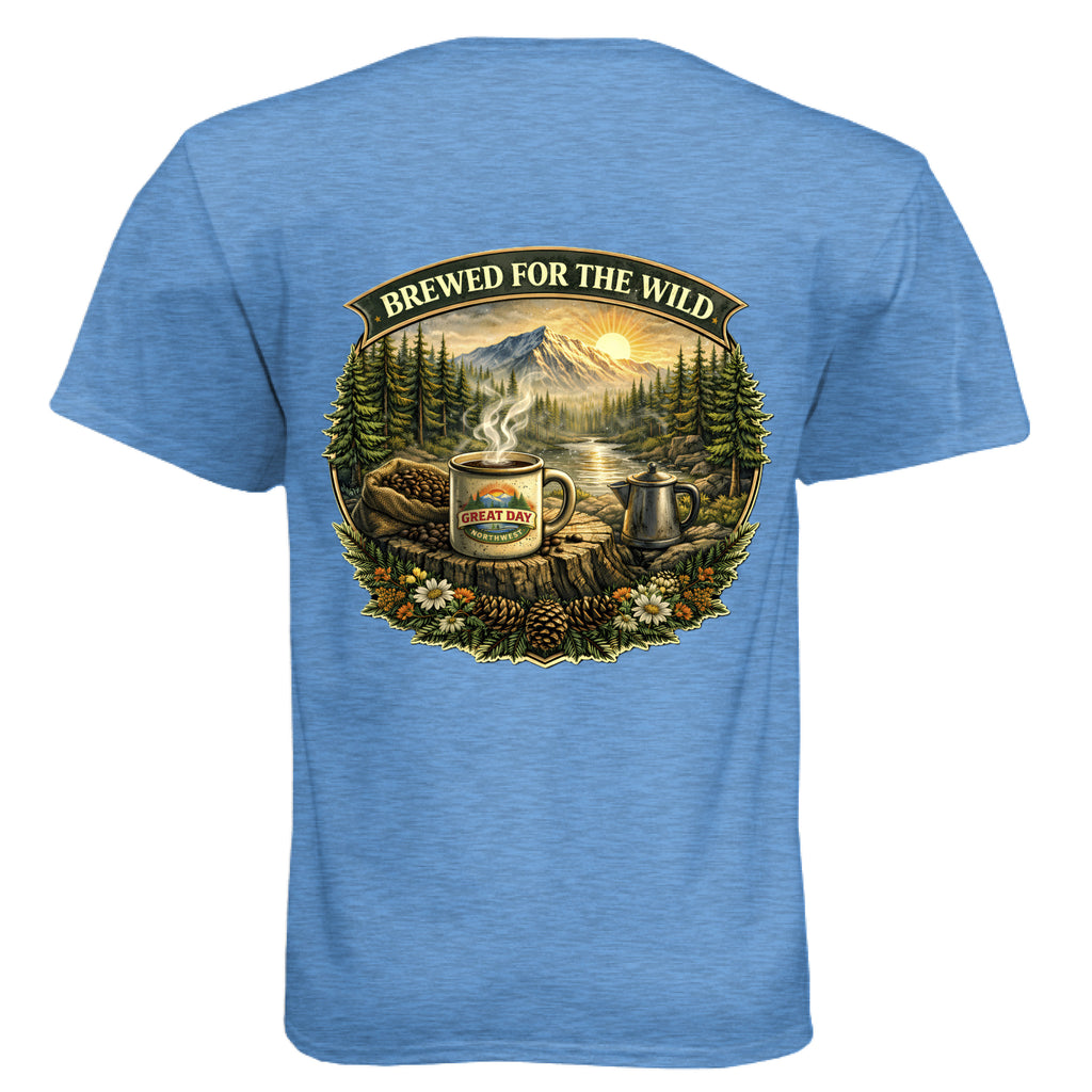 Heather Columbia Blue - BACK