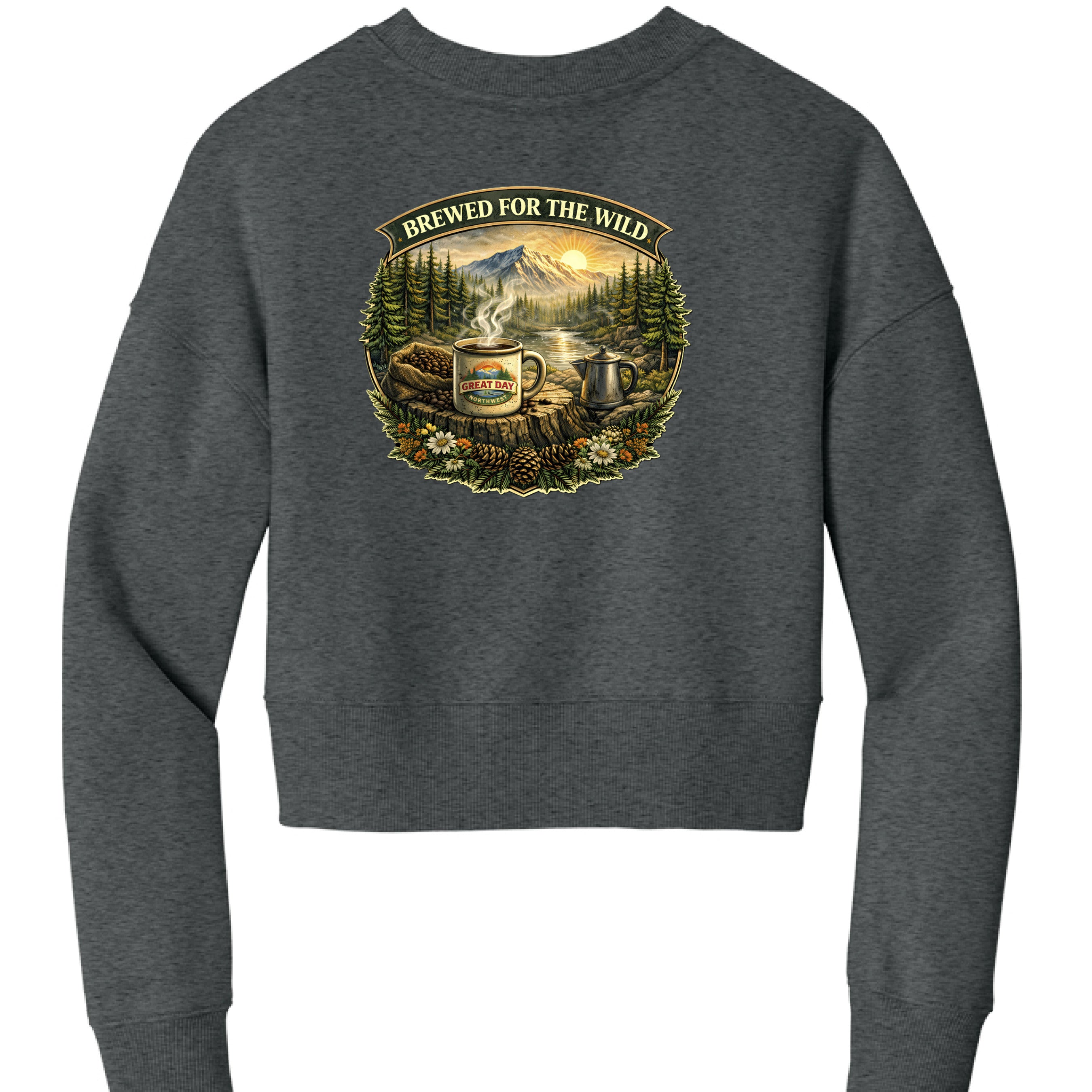 Heathered Charcoal - BACK